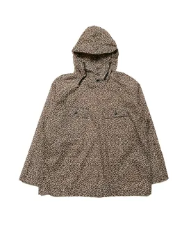 Engineered Garments Cagoule Shirt Khaki Nylon Leopard Print