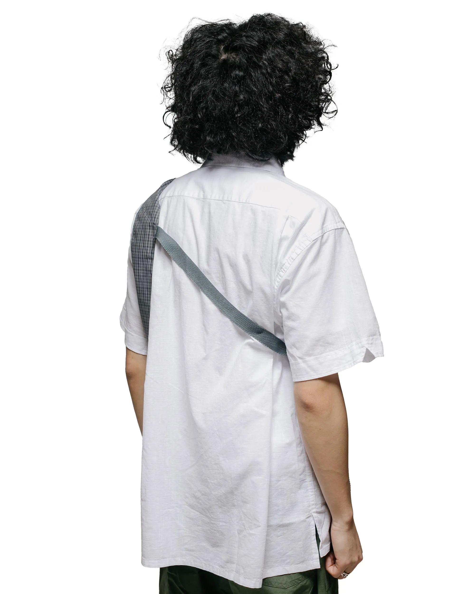 Engineered Garments Shoulder Vest Grey PC Gunclub Check