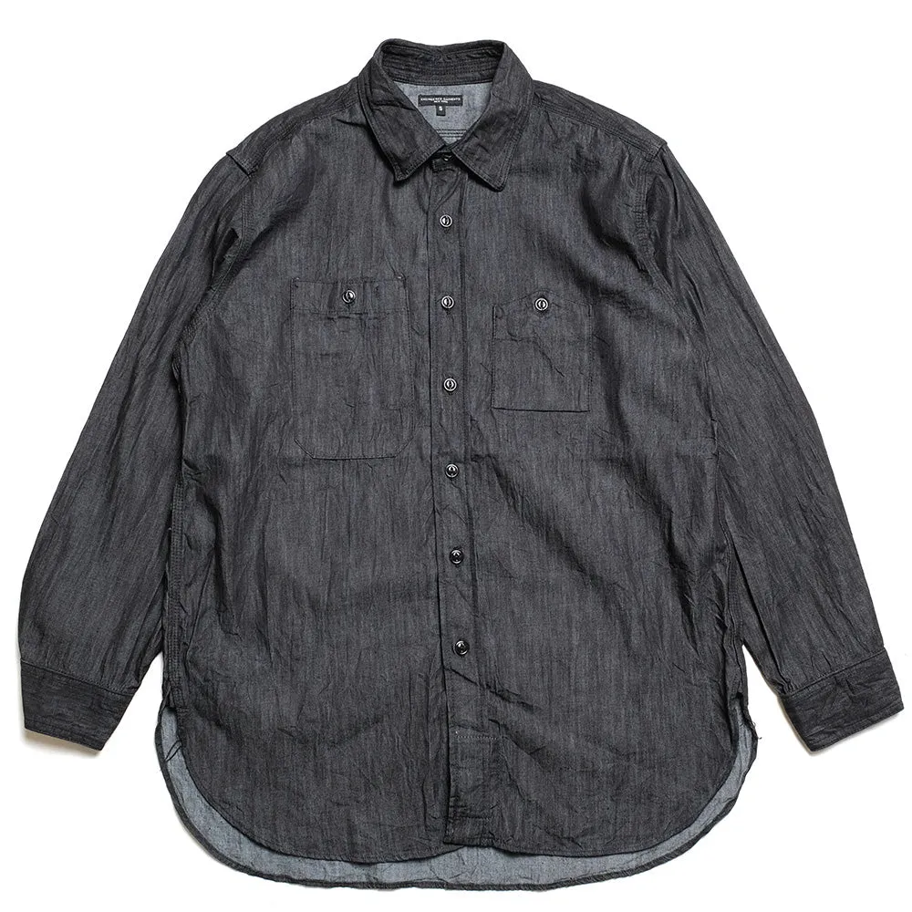Engineered Garments - Work Shirt - Cotton Denim Shirting - NQ020