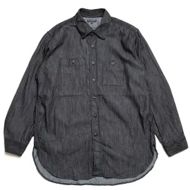 Engineered Garments - Work Shirt - Cotton Denim Shirting - NQ020