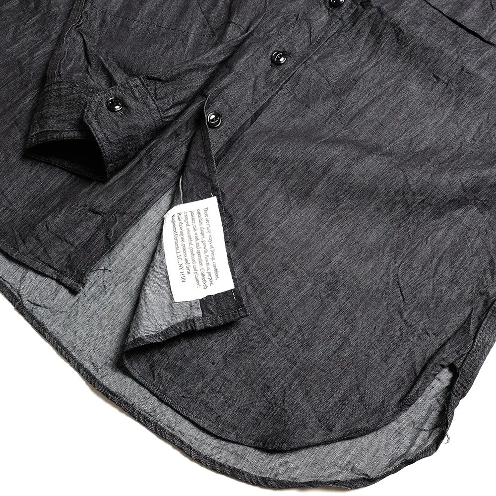 Engineered Garments - Work Shirt - Cotton Denim Shirting - NQ020