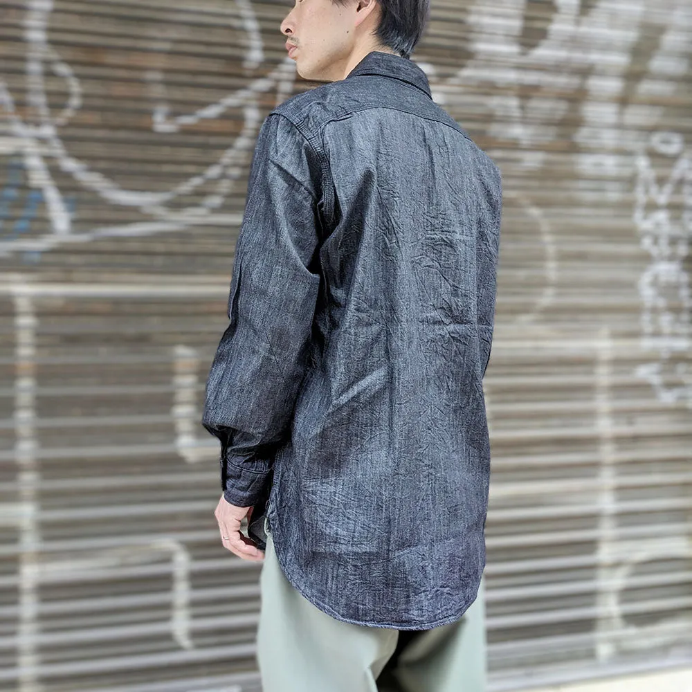 Engineered Garments - Work Shirt - Cotton Denim Shirting - NQ020