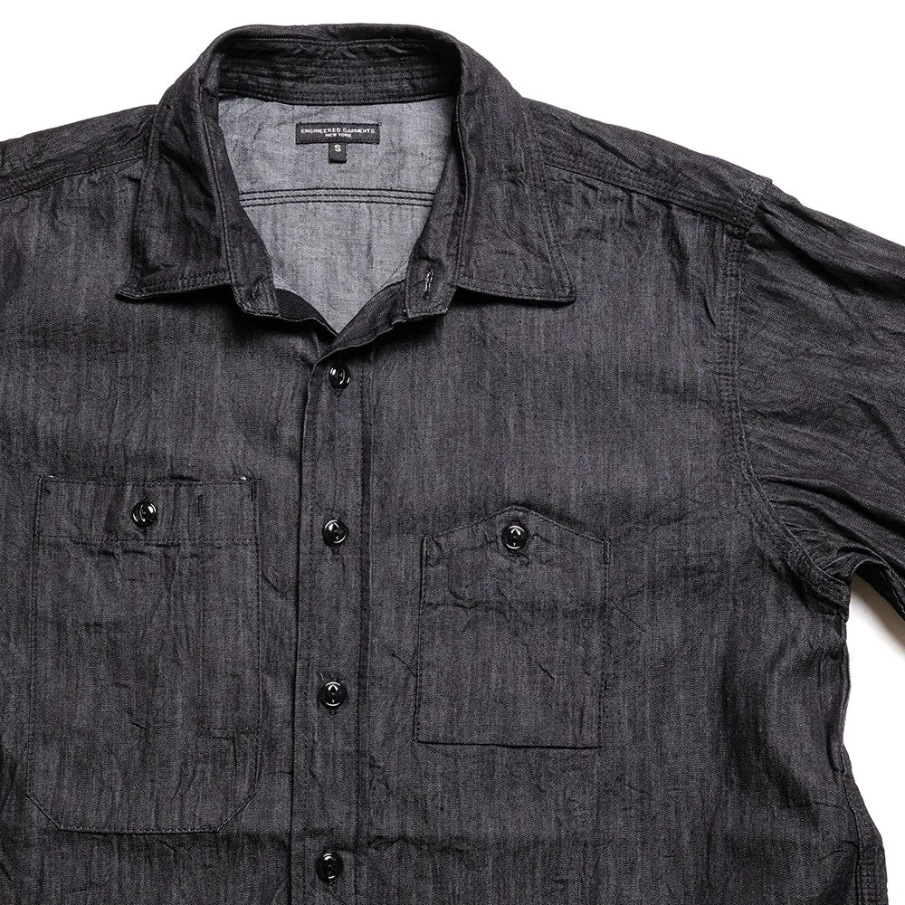 Engineered Garments - Work Shirt - Cotton Denim Shirting - NQ020