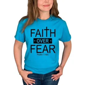 Faith Over Fear Cross T-Shirt