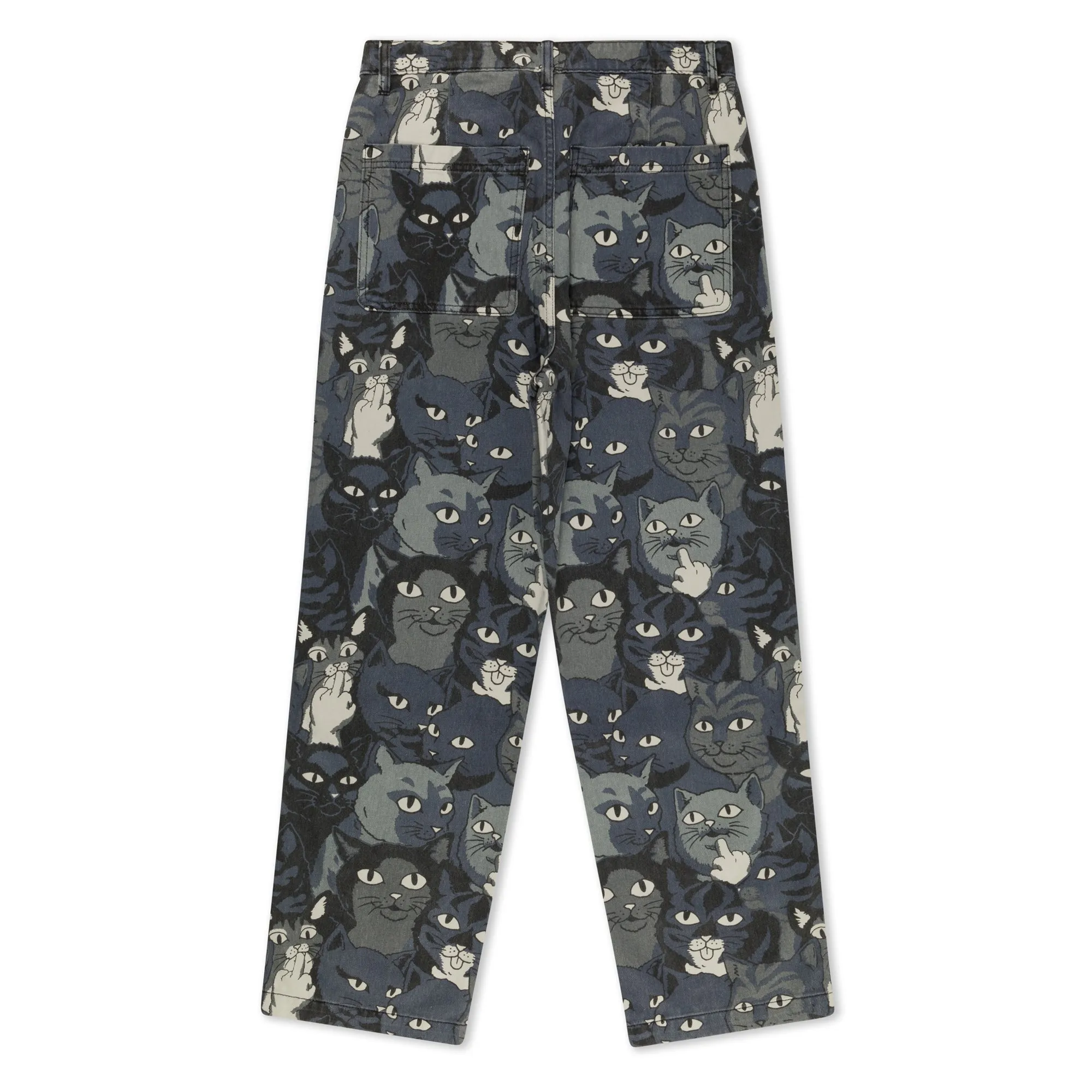 Family Tree Denim Pants (Black)