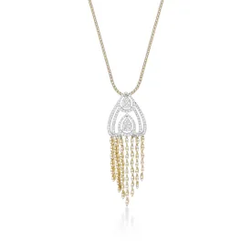 Freeflowing Dangle Diamond Pendant