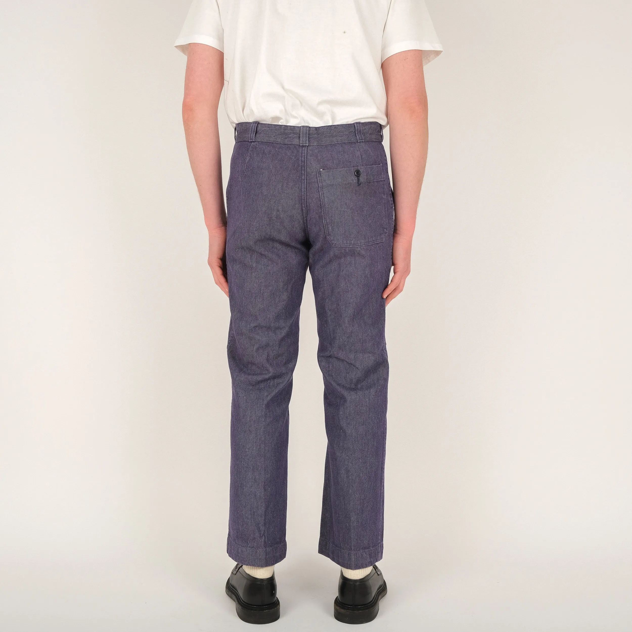 FRENCH DENIM FATIGUE PANTS