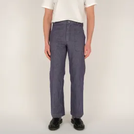FRENCH DENIM FATIGUE PANTS