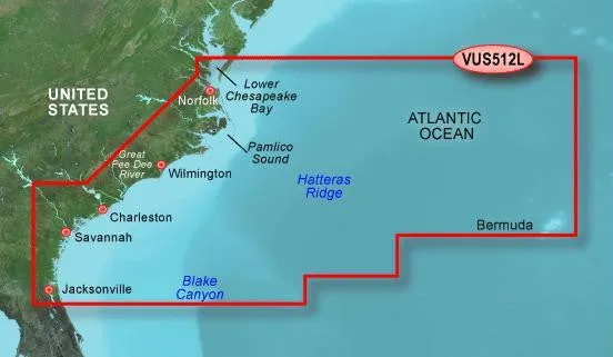 Garmin VUS512L G2 Vision Mid-Atlantic