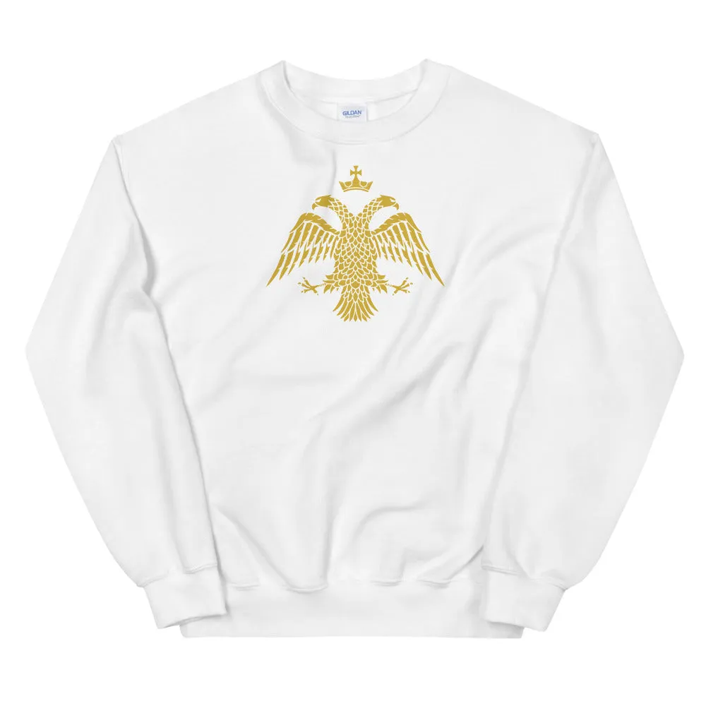 Gold Byzantine Eagle Unisex Sweatshirt