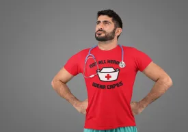 Hero Nurse Cap T-Shirt