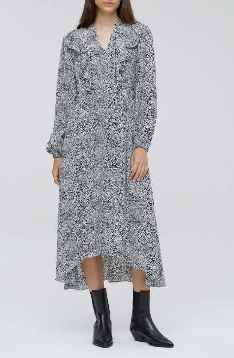Ivory Frill Dress