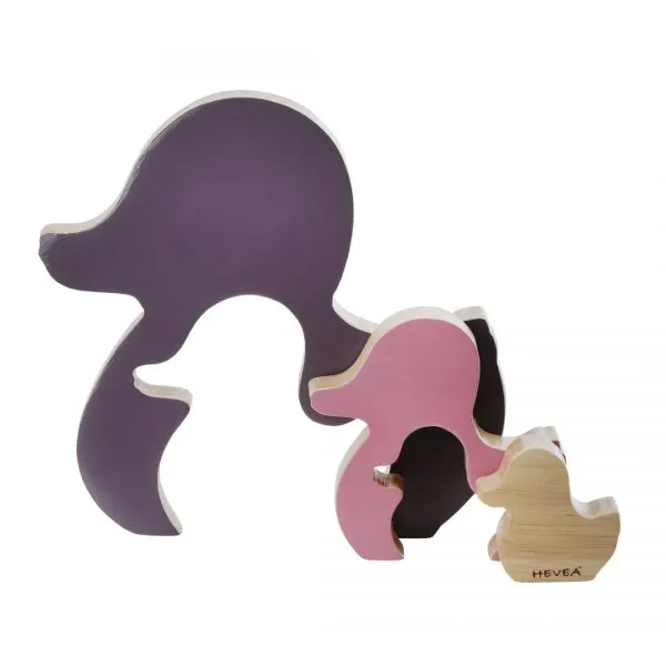 Kawan Rubberwood Shape Sorter - Amethyst