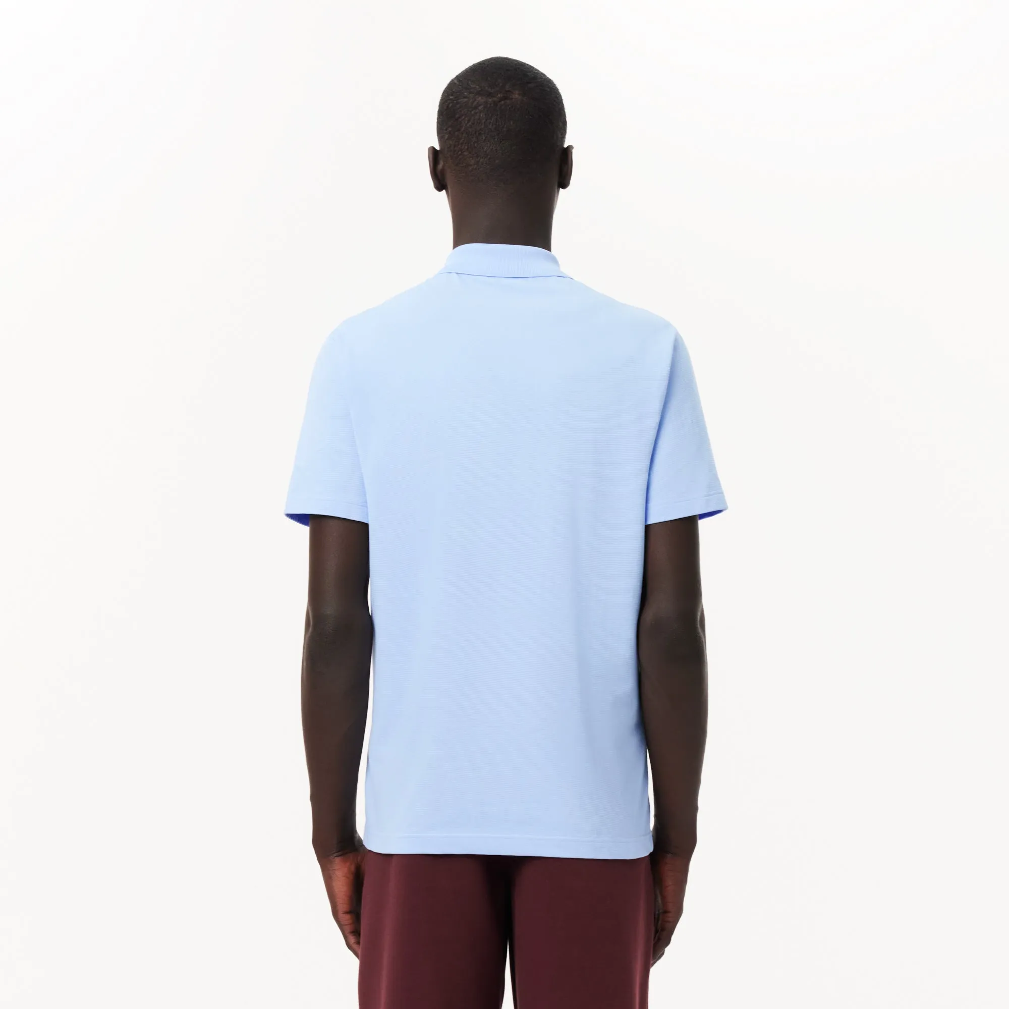 Lacoste Regular Fit Cotton Polo Shirt Blue