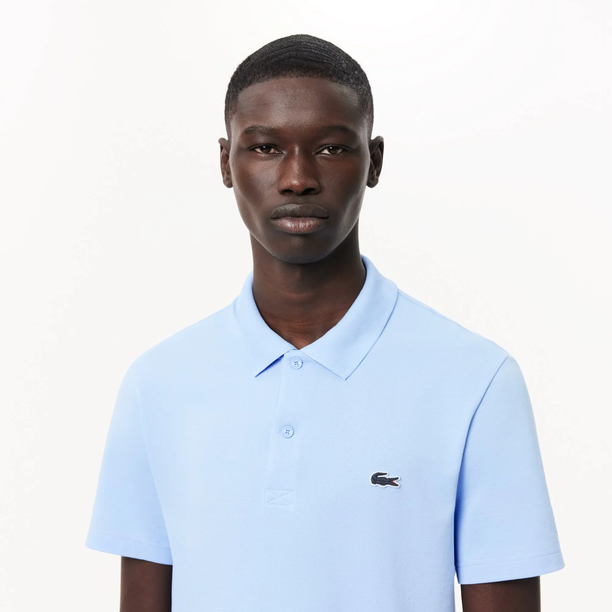 Lacoste Regular Fit Cotton Polo Shirt Blue