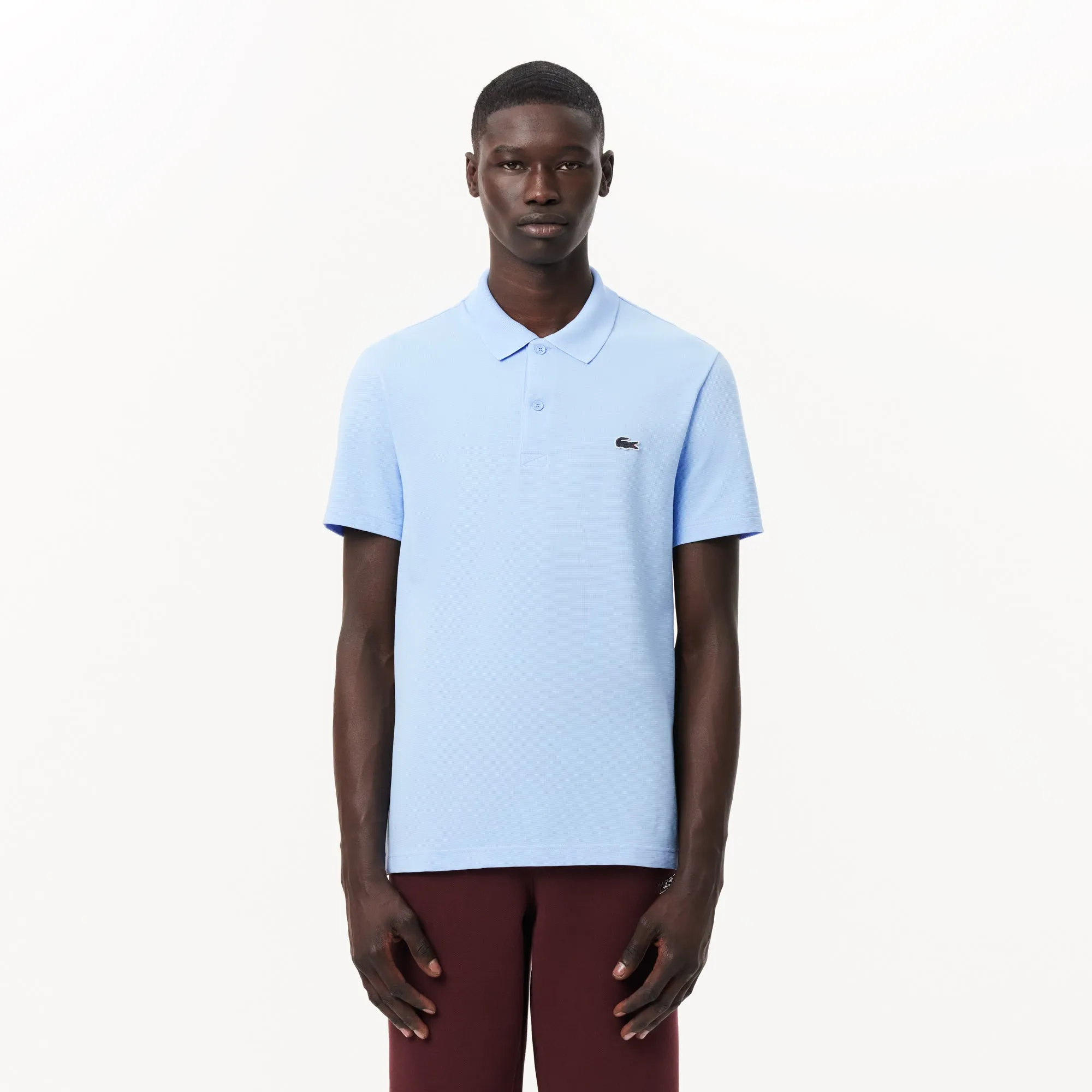 Lacoste Regular Fit Cotton Polo Shirt Blue