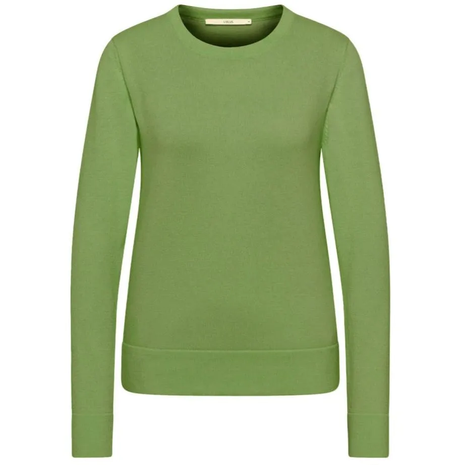 LANIUS Round neck jumper 14059 sage 678 women