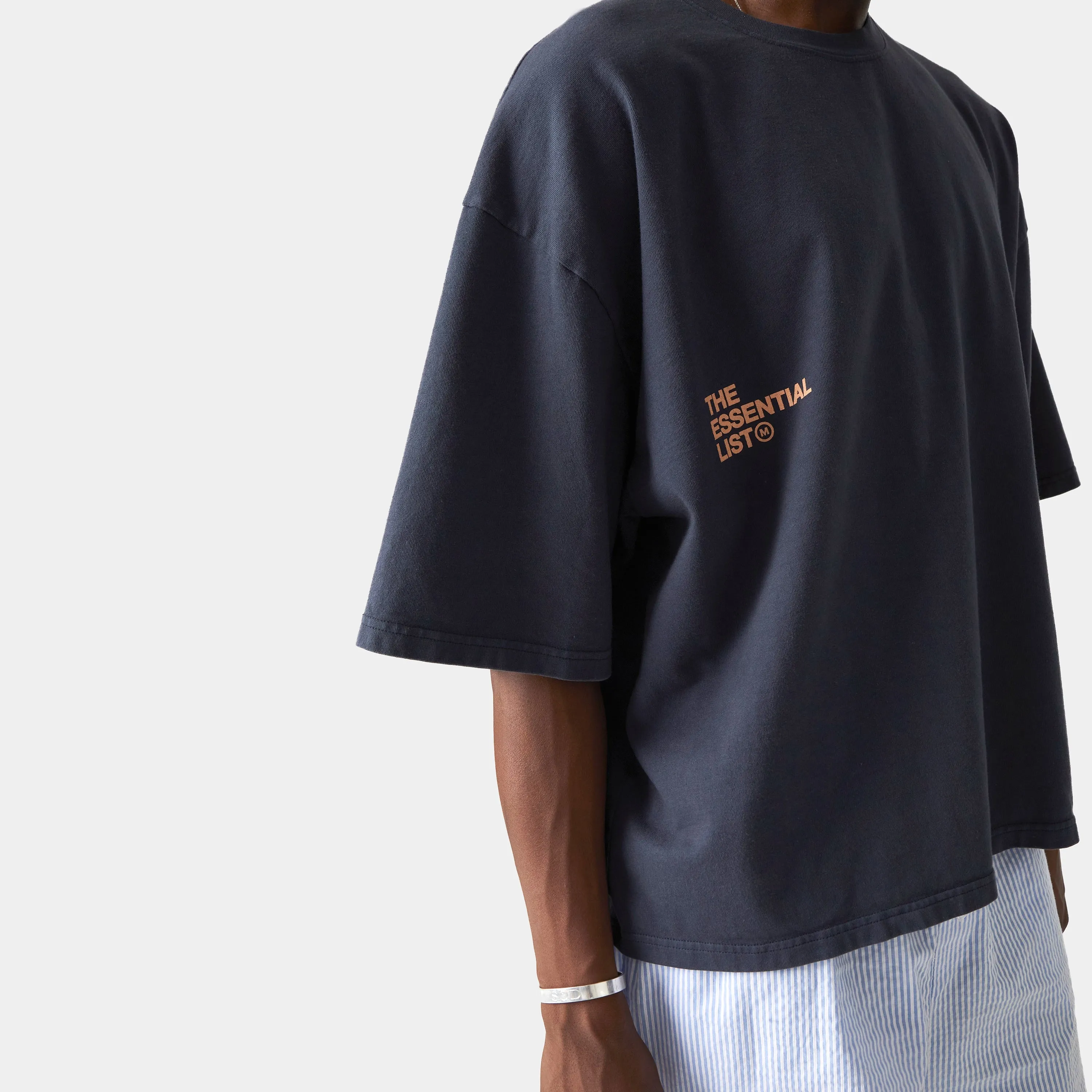 List Navy Oversized Tee