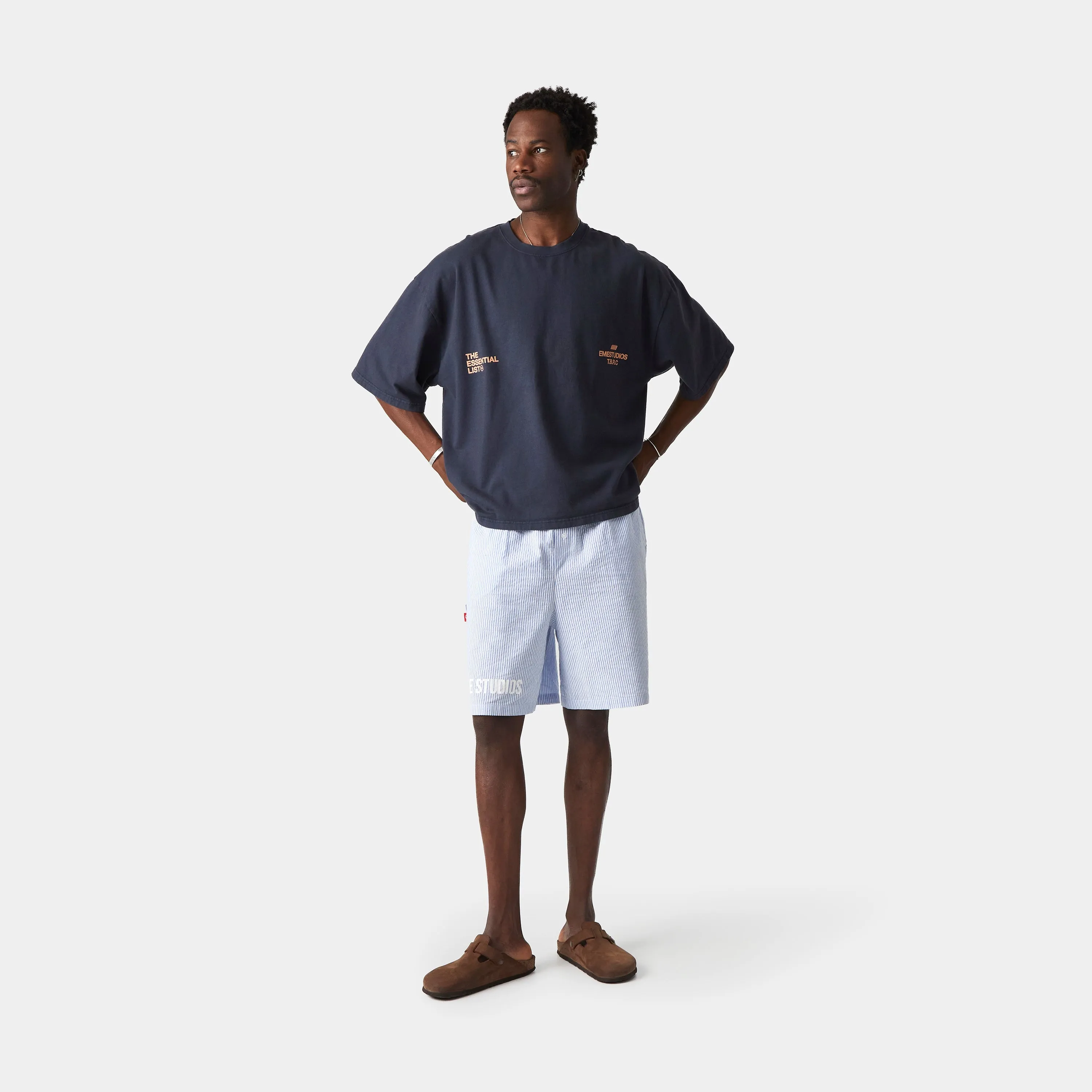 List Navy Oversized Tee
