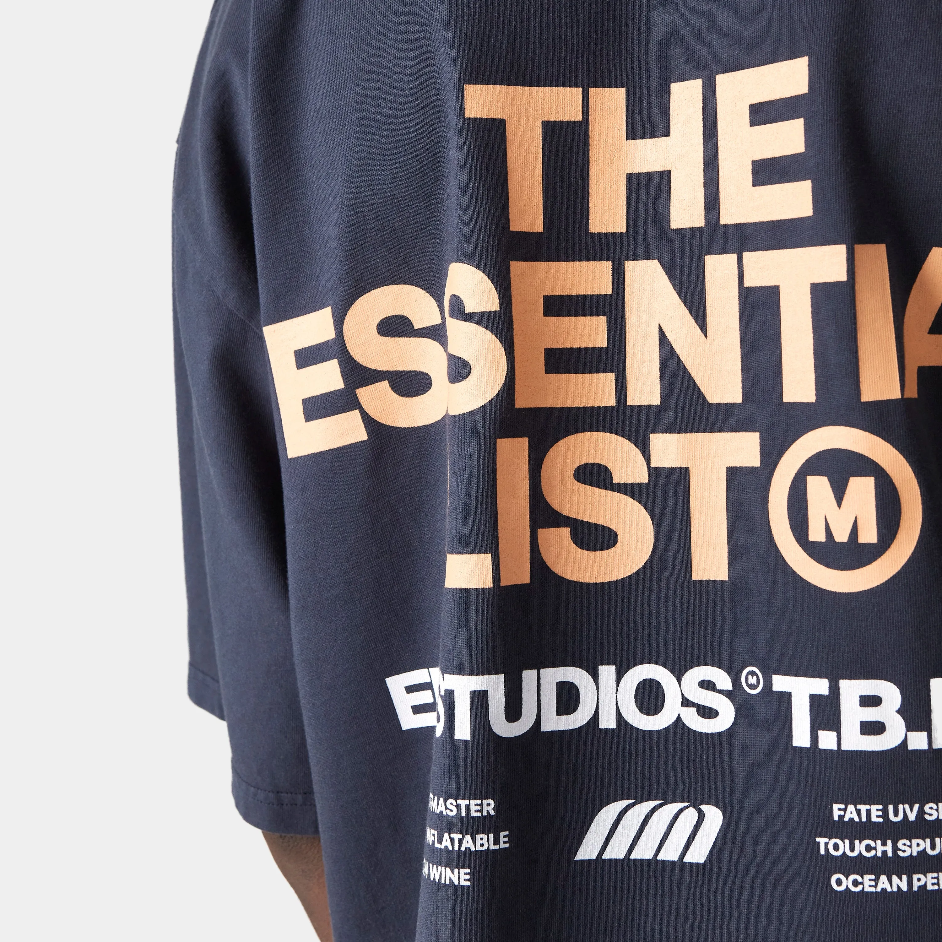 List Navy Oversized Tee