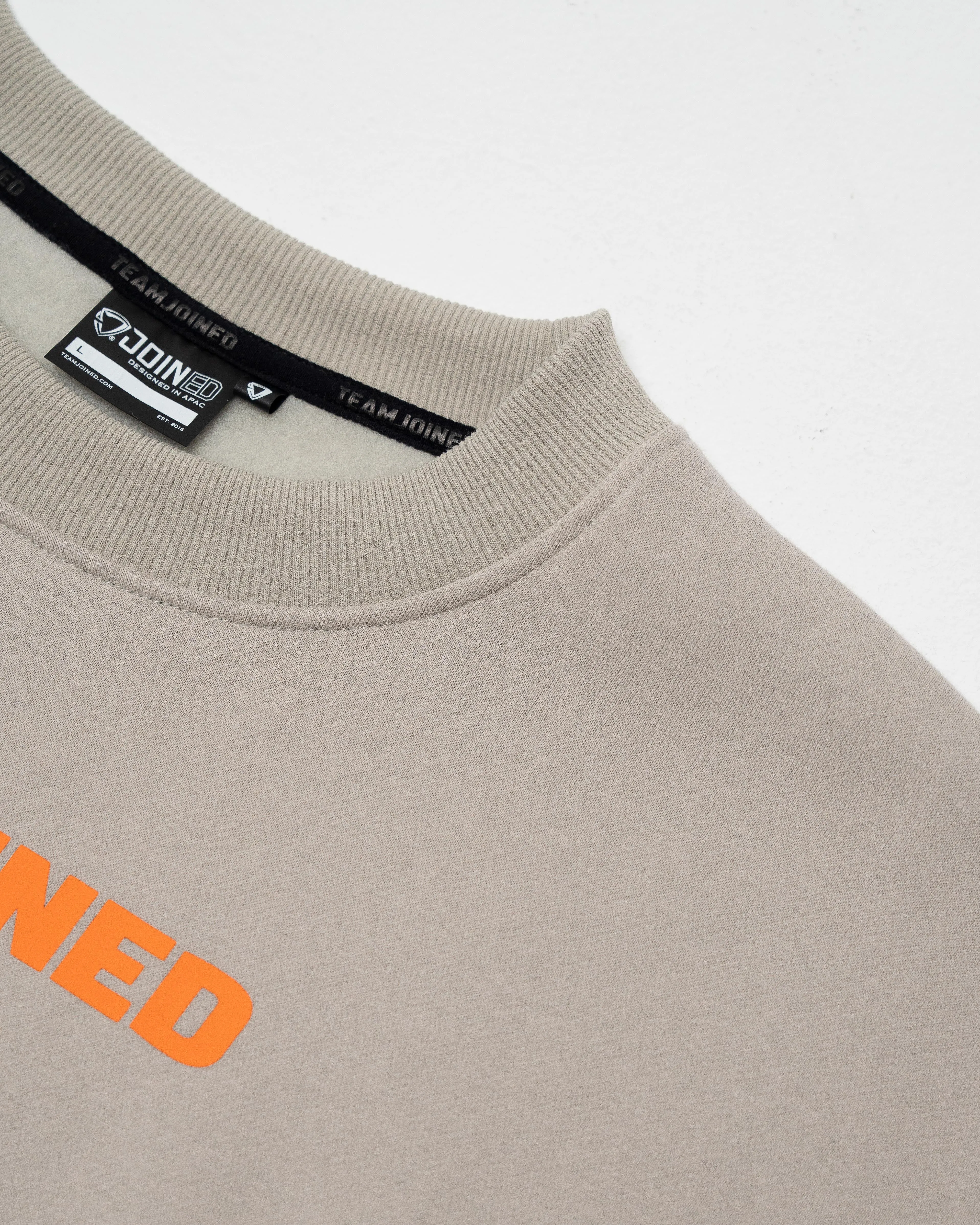 LOGO Drop Shoulder Fleece Pullover