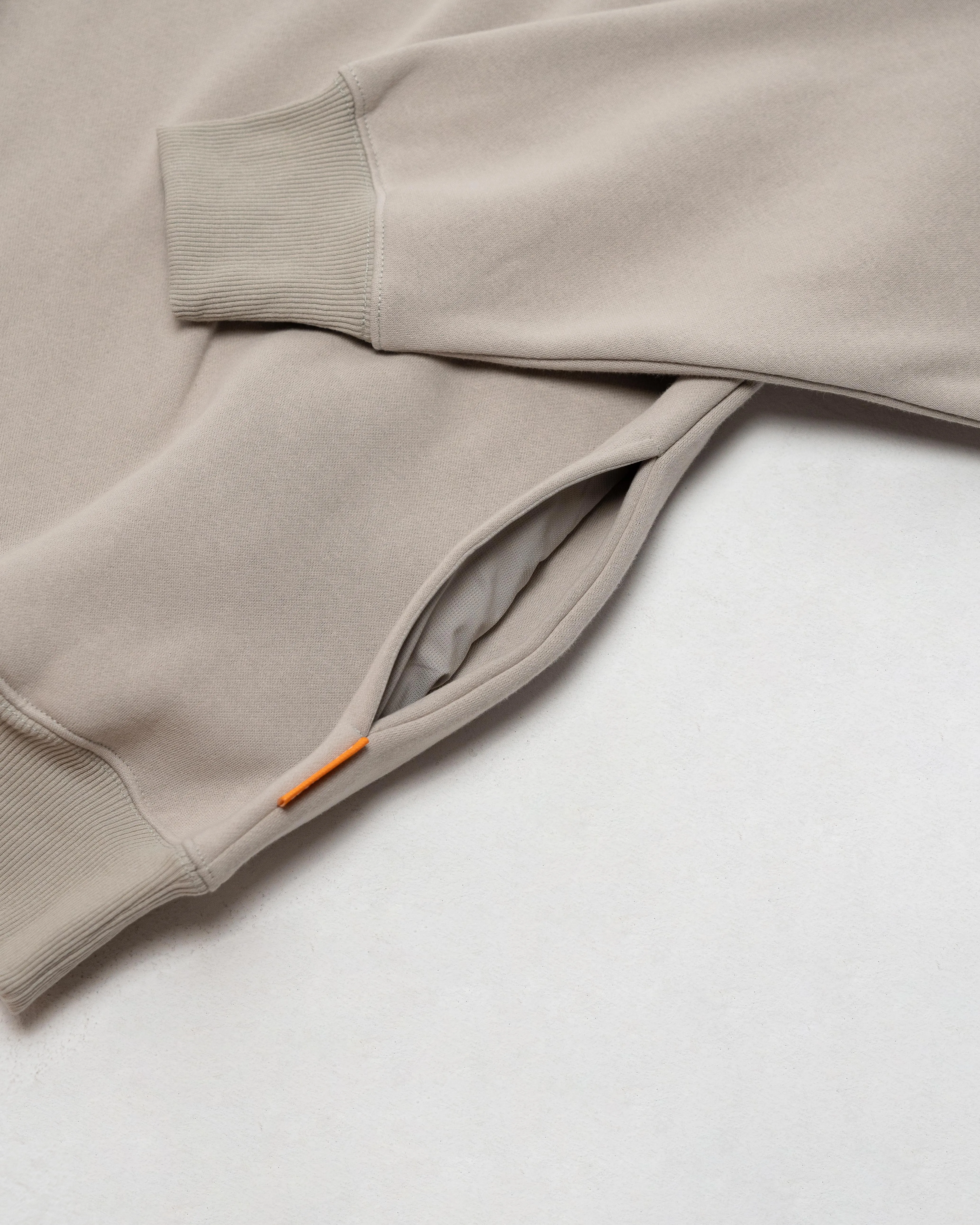 LOGO Drop Shoulder Fleece Pullover