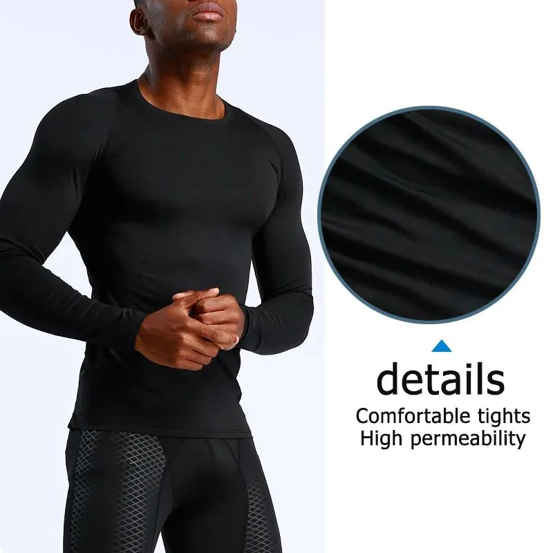 Long Sleeve Gymwear Men's T-shirt | Fitness Sportswear