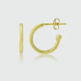 Manhattan Gold Vermeil Hoop Earrings