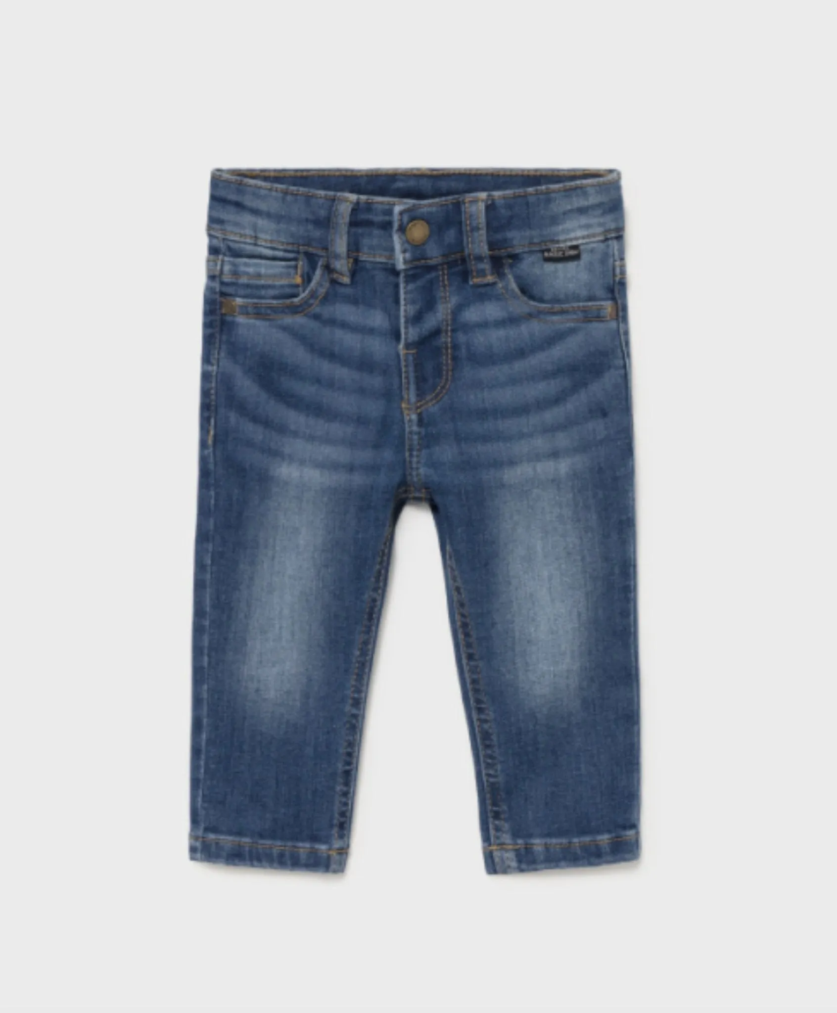 Mayoral Baby and Toddler Boys Medium Blue Slim Fit Denim Pants