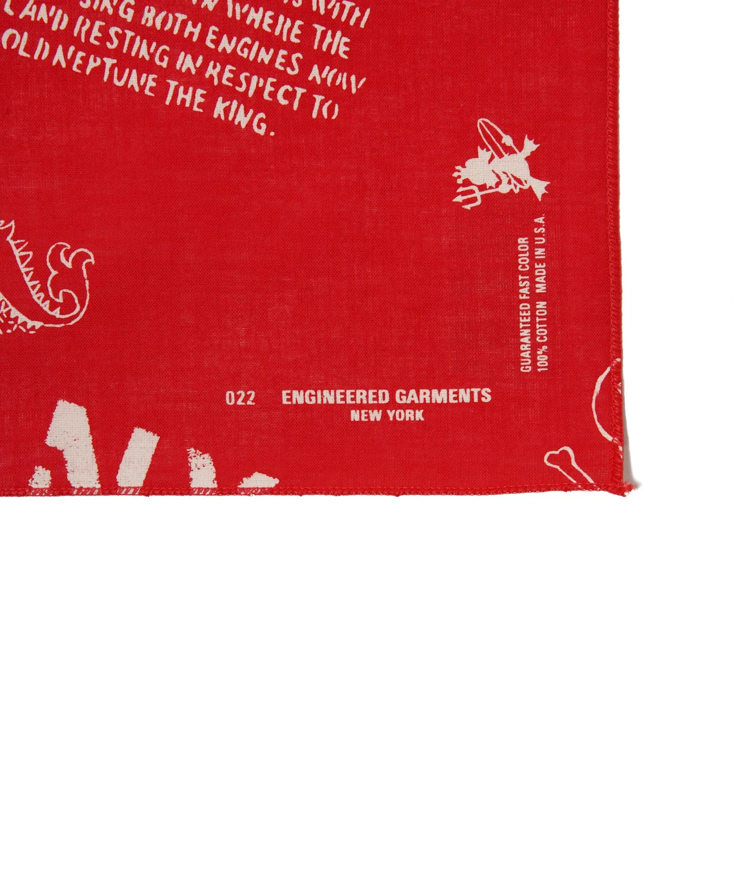 【MEN , WOMEN】ENGINEERED GARMENTS Printed Bandana OR475