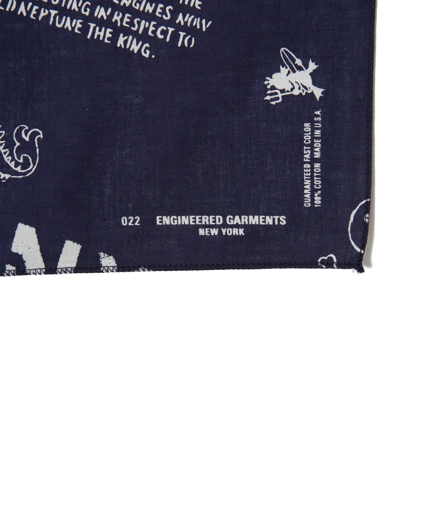 【MEN , WOMEN】ENGINEERED GARMENTS Printed Bandana OR475