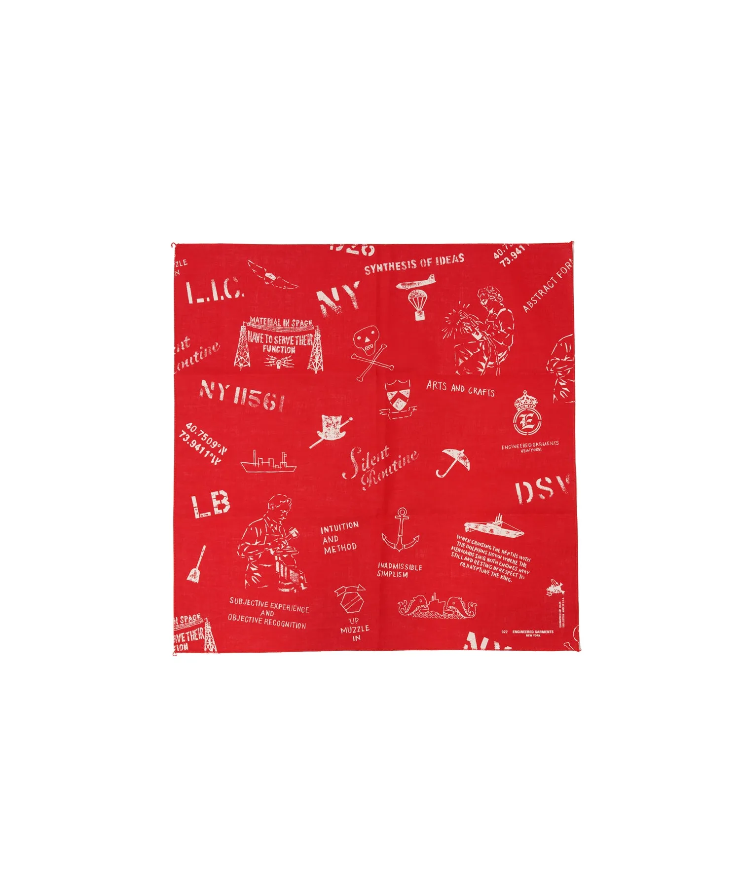 【MEN , WOMEN】ENGINEERED GARMENTS Printed Bandana OR475