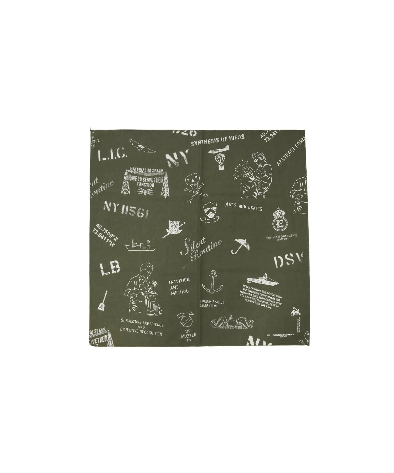 【MEN , WOMEN】ENGINEERED GARMENTS Printed Bandana OR475