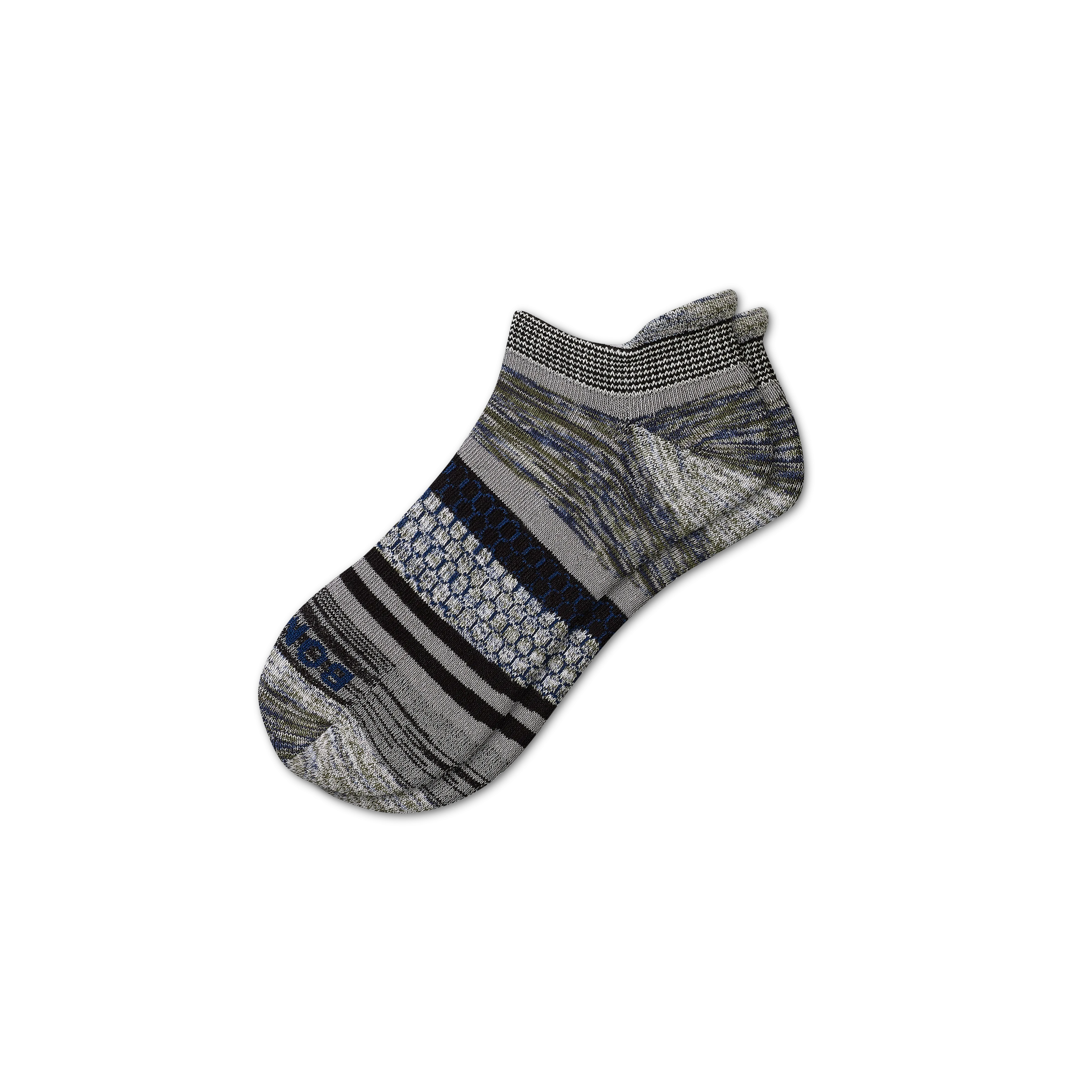 Men's Brush Stripe Ankle Socks