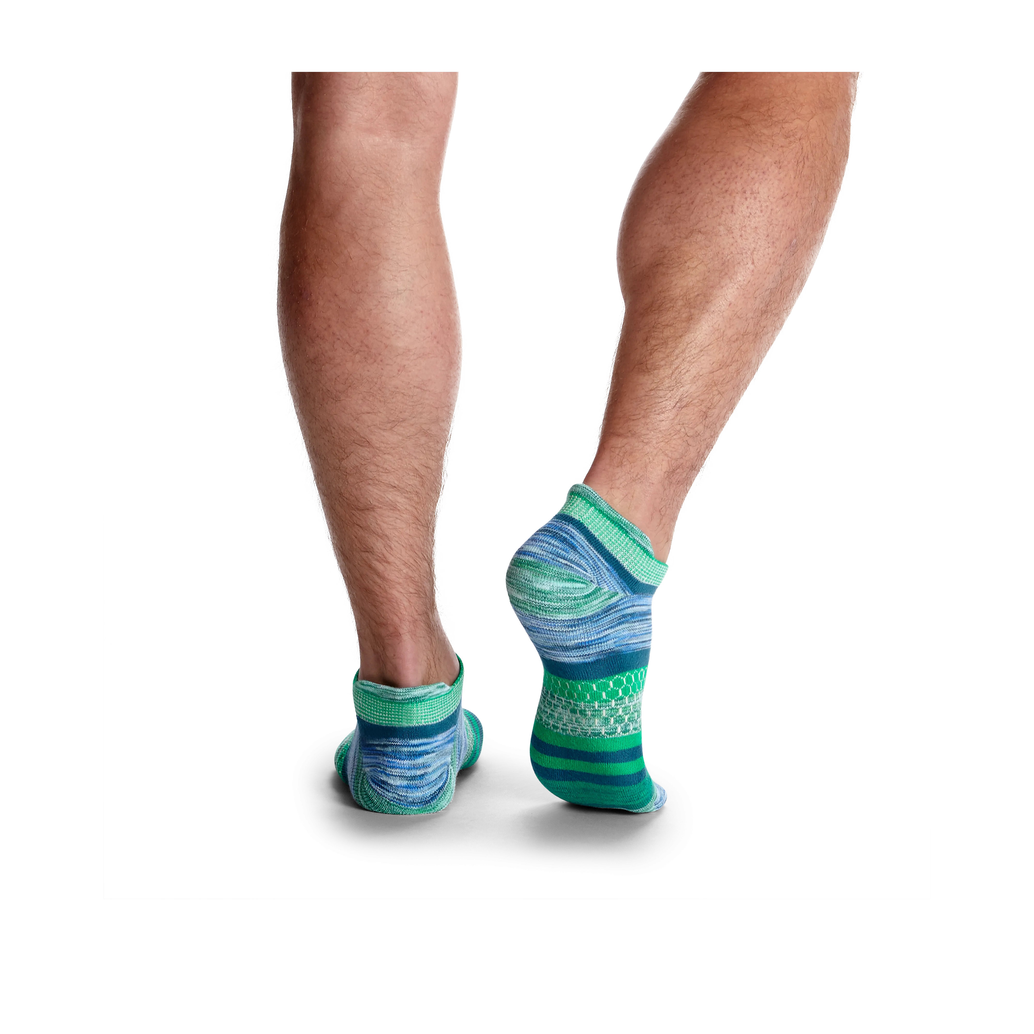 Men's Brush Stripe Ankle Socks
