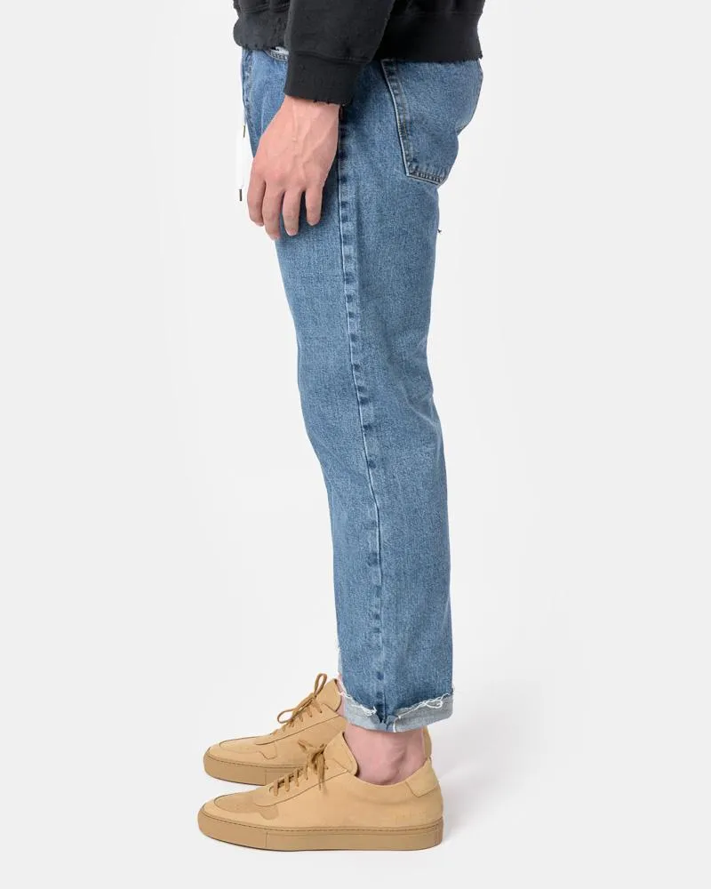 M.G.S. 90's Silhouette Denim Pants in Stonewash