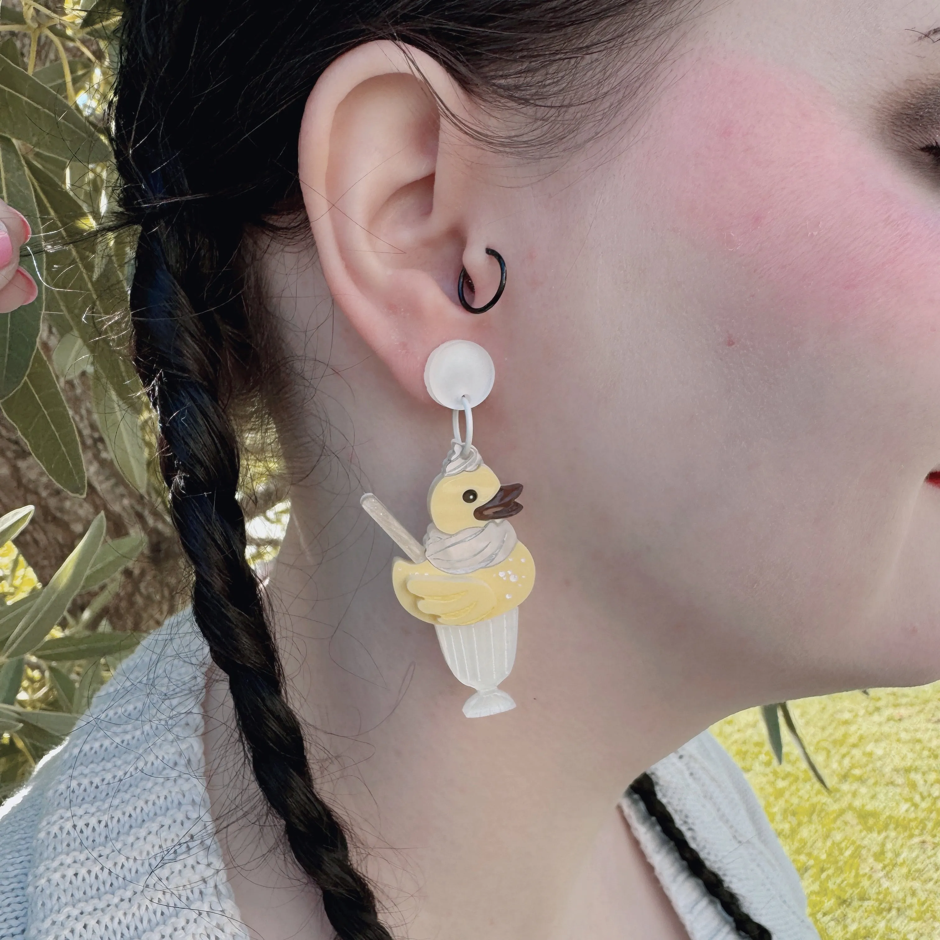 Milkshake 🥛 Ducky - earrings