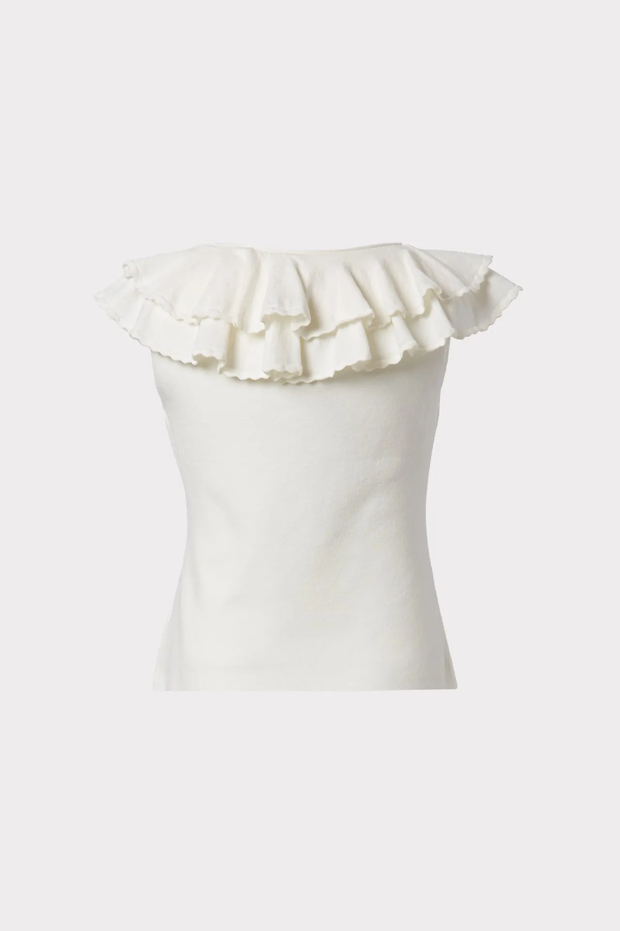 Milly Minis Scallop Flounce Top