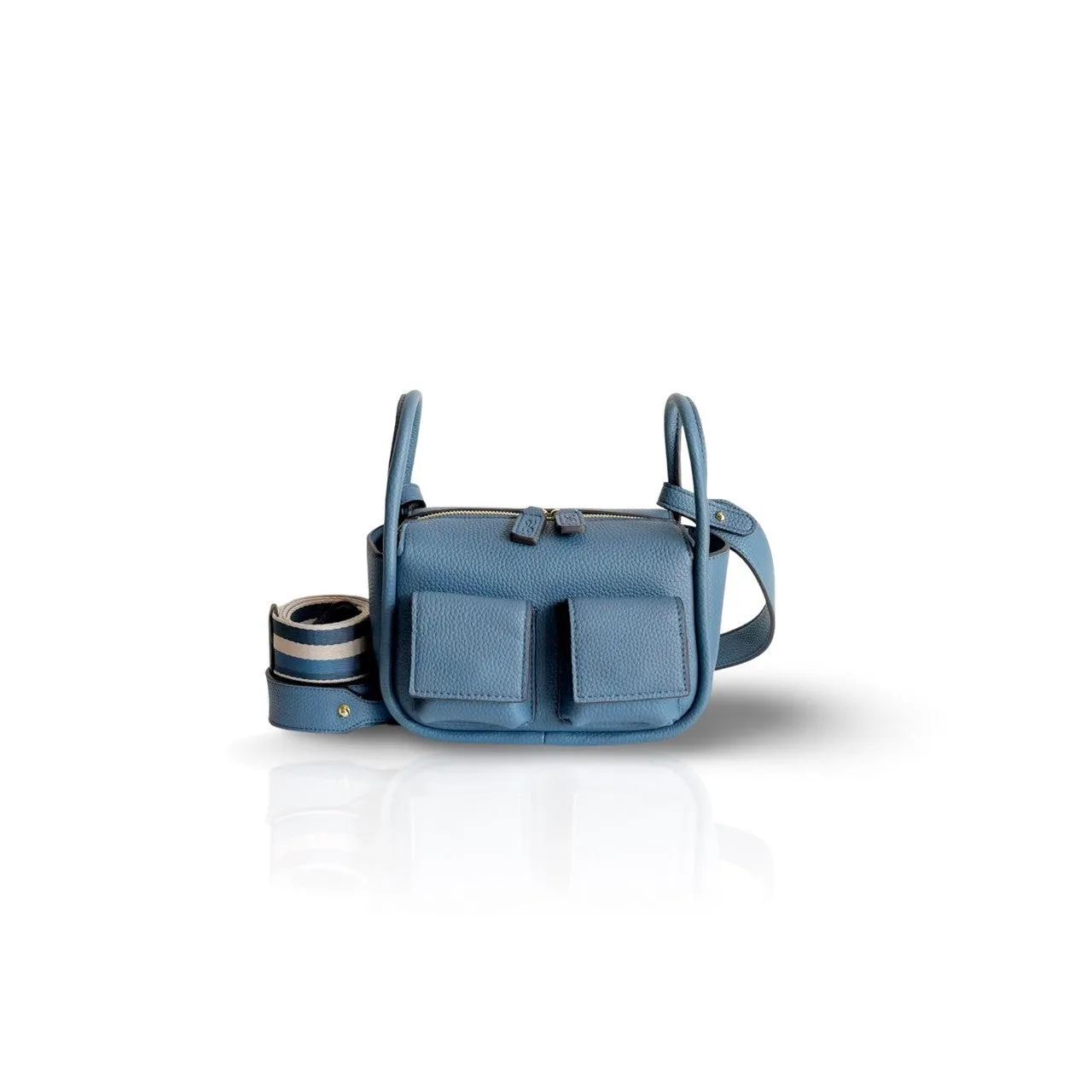 MINI BRICK PU BABY BLUE