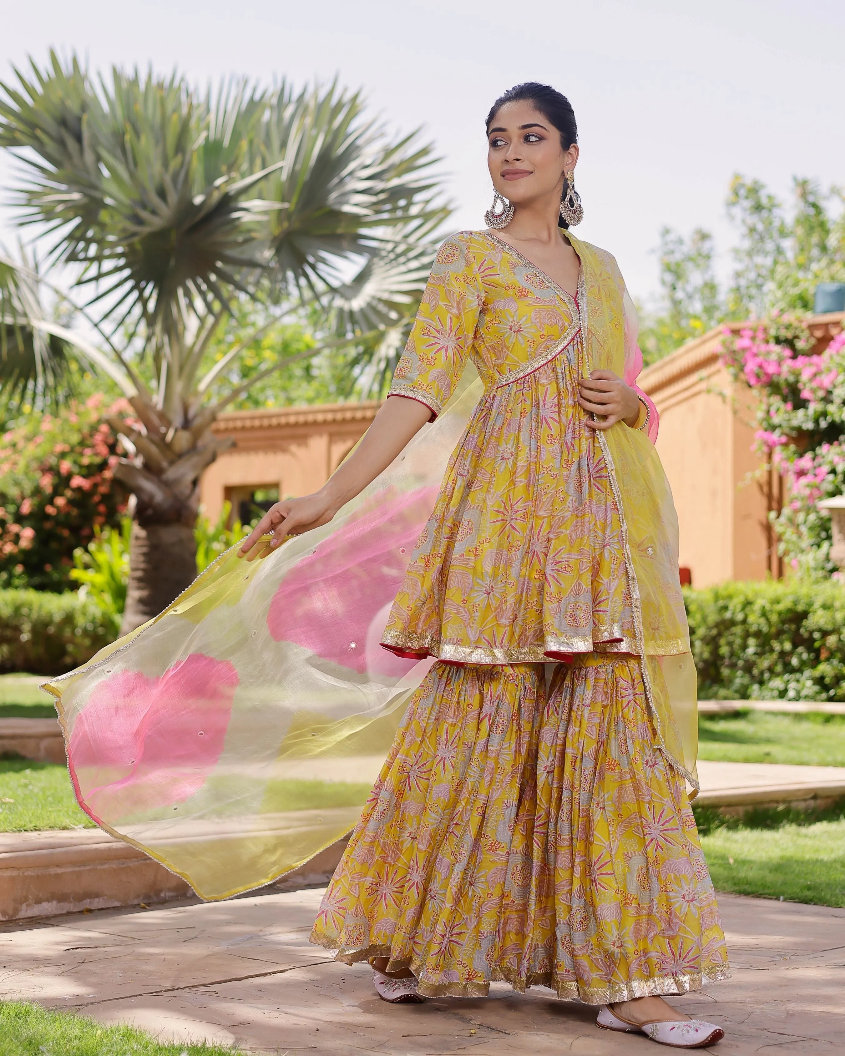 Mohini Chanderi Sharara Set