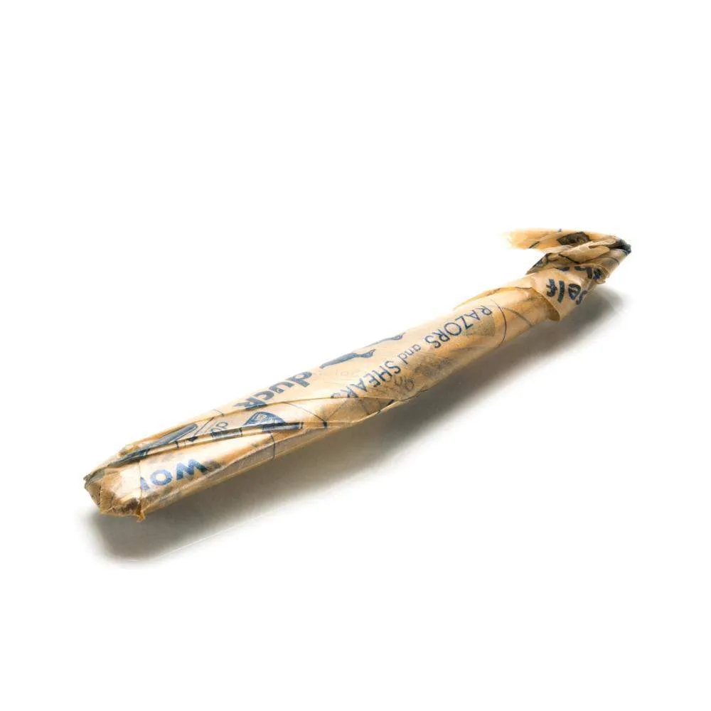 NEW NOS Dubl Duck Goldenedge - 5/8 Square Tip Straight Razor
