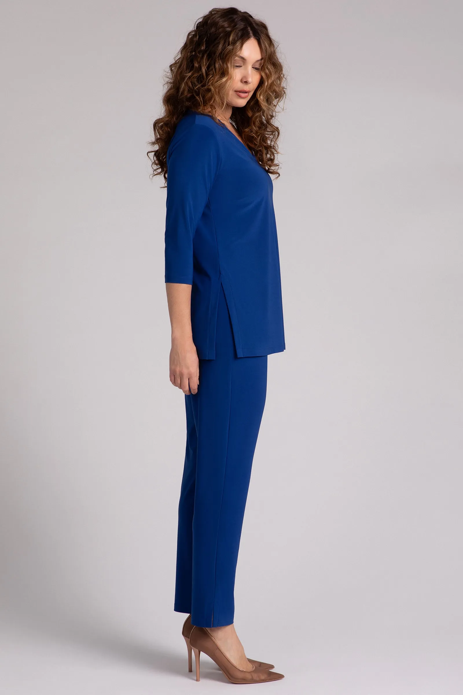 Nu Ideal V-Neck Tunic Plus | Twilight