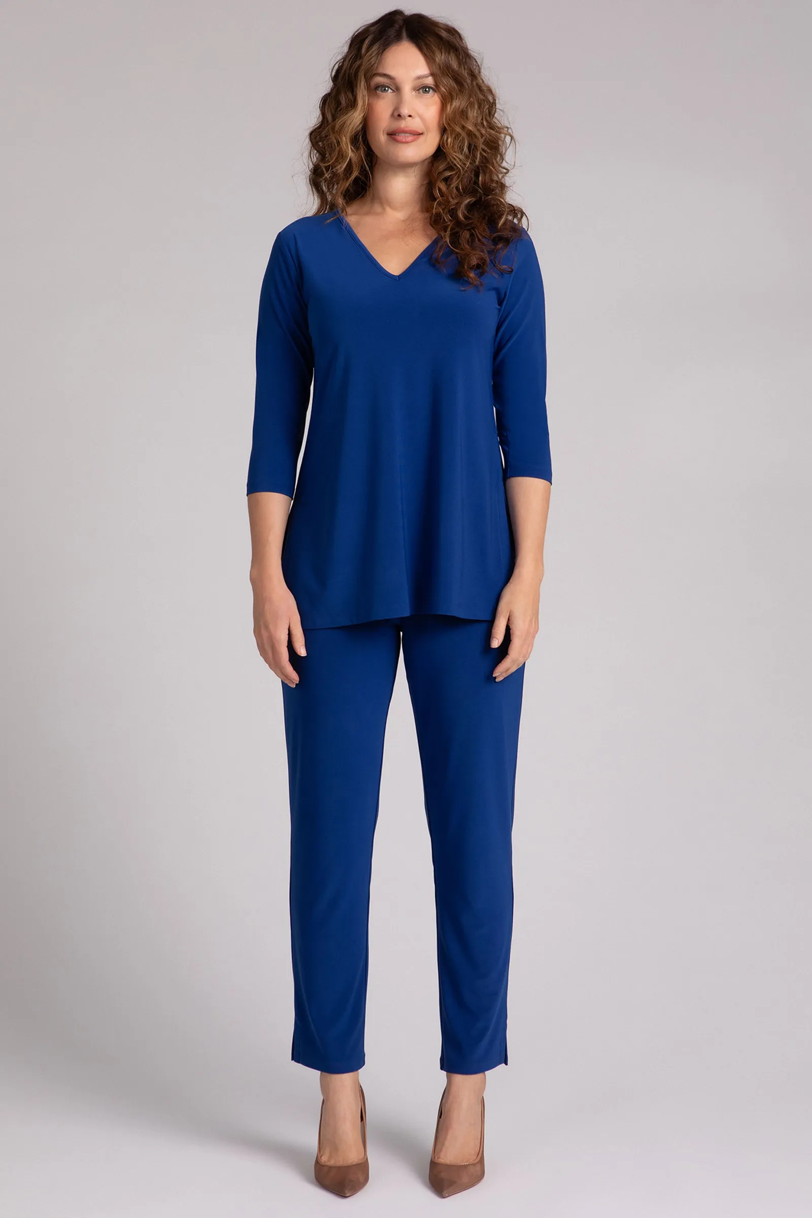 Nu Ideal V-Neck Tunic Plus | Twilight