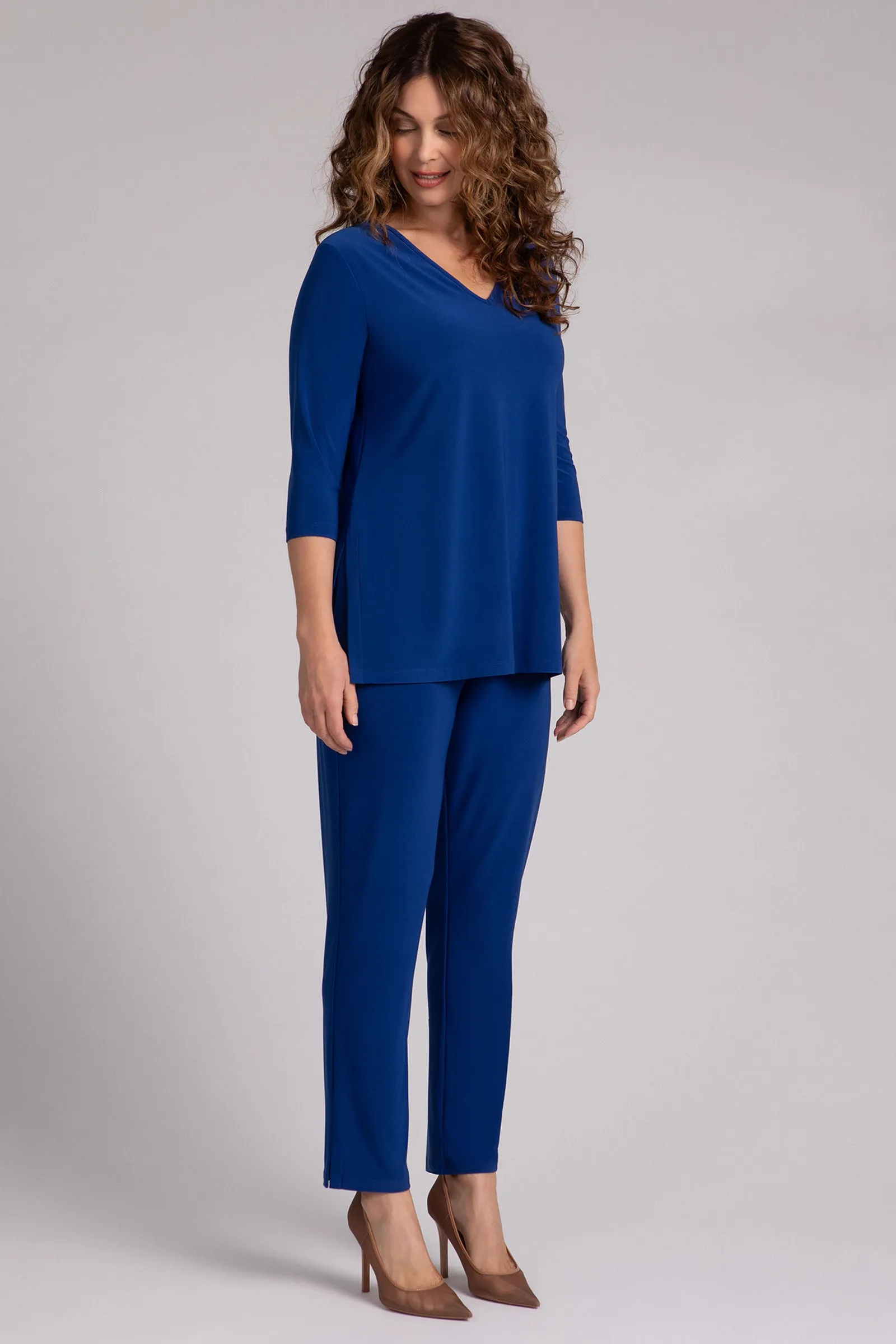 Nu Ideal V-Neck Tunic Plus | Twilight