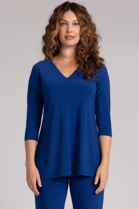 Nu Ideal V-Neck Tunic Plus | Twilight