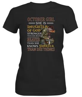 October Girl Ladies Graphic T-shirt