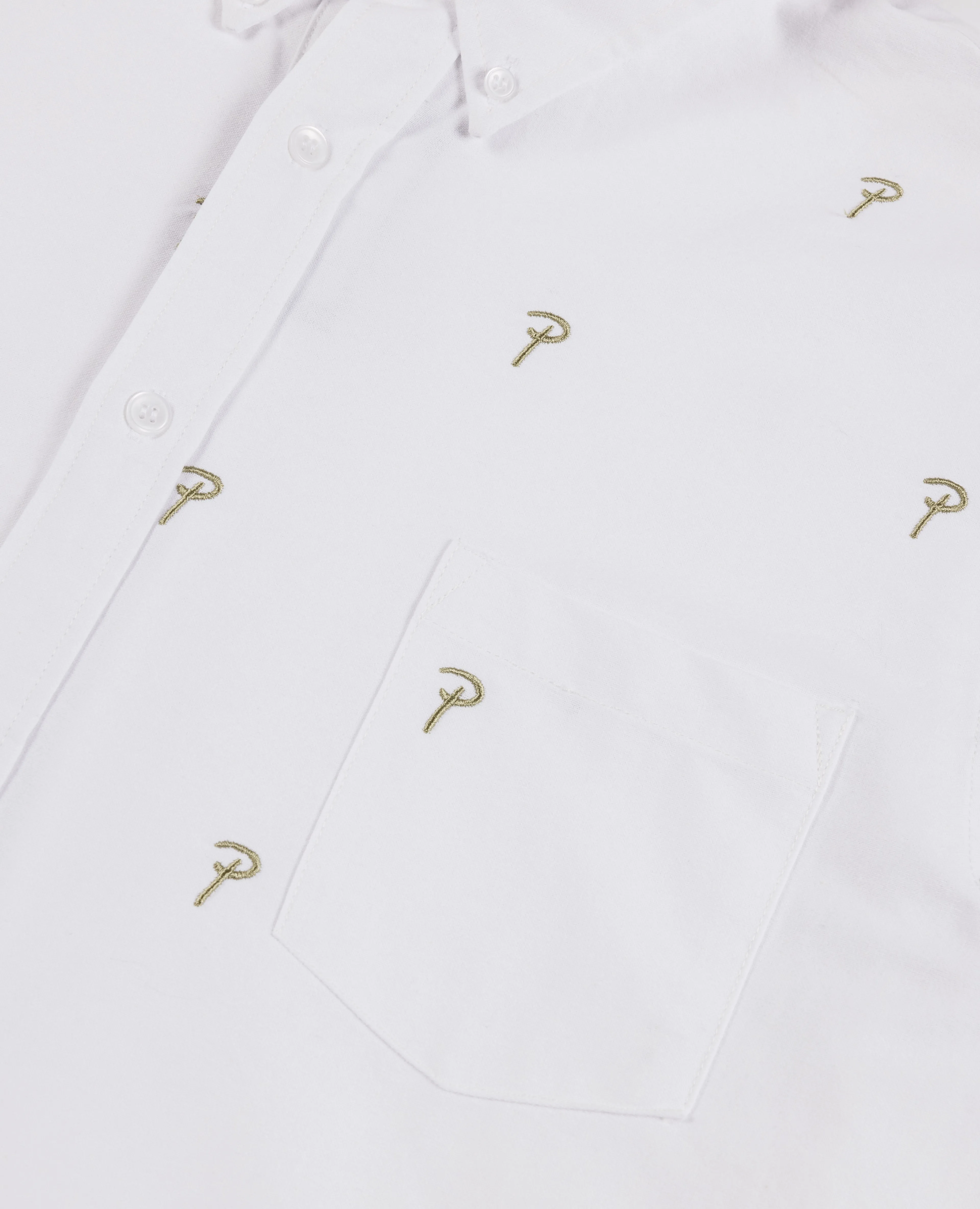 Patta Oxford Longsleeve Shirt (White)