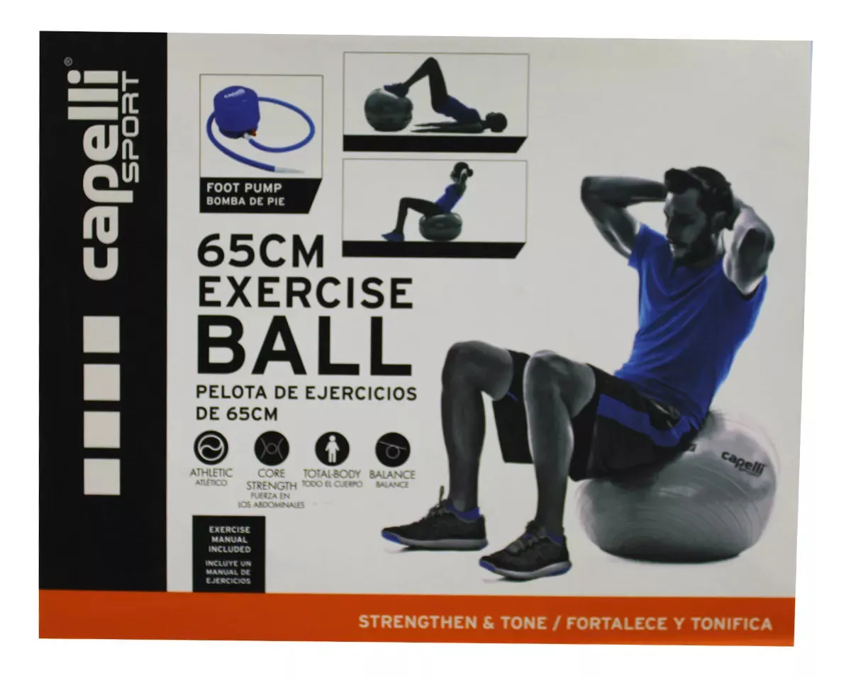 Pelota de Ejercicios de 65CM Texturizada