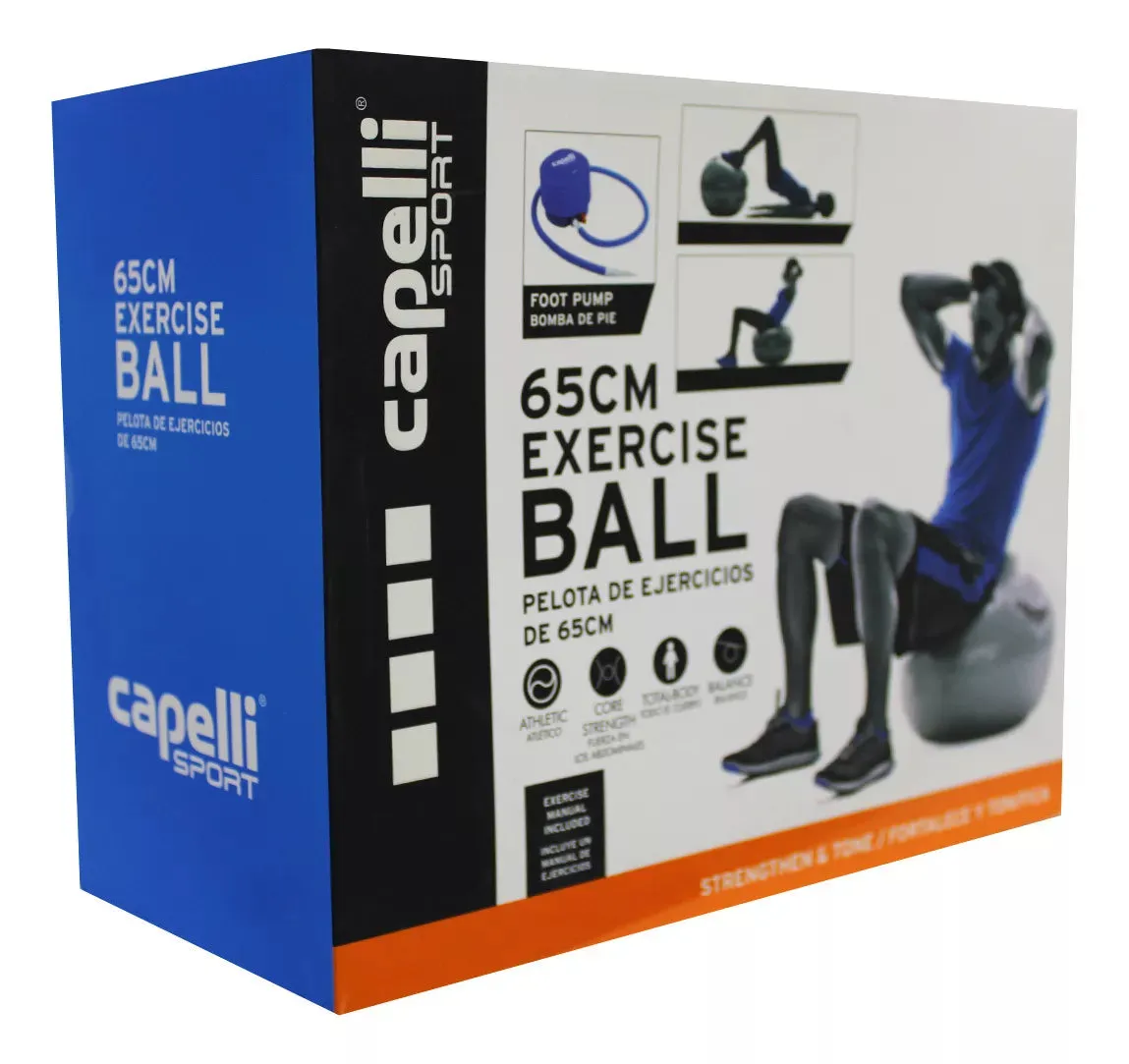 Pelota de Ejercicios de 65CM Texturizada