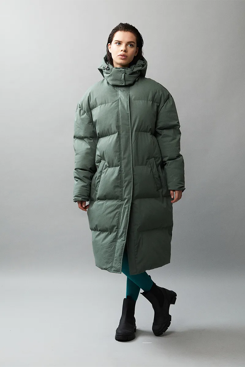PHOEBE B PADDY AW22 FADED GREEN